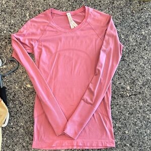 lululemon athletica Pink Long Sleeve Tee